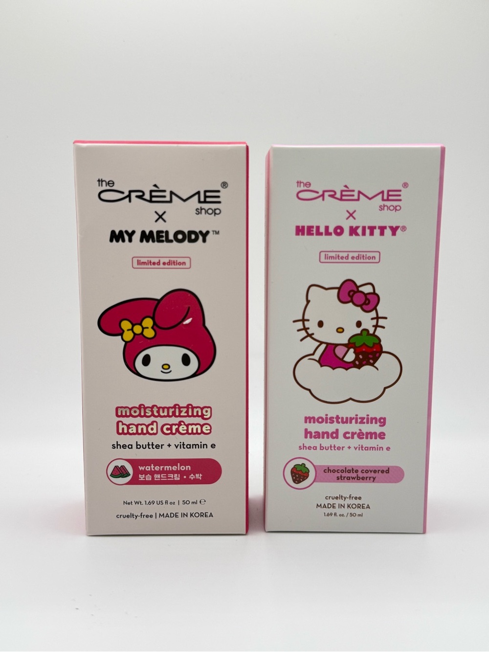 The Crème Shop x Sanrio Hand Crème Duo 🍓🍉